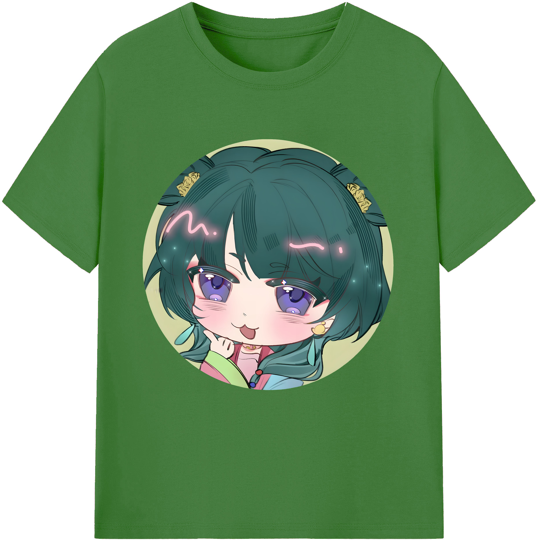 （画像用） 薬屋のひとりごと The Apothecary Diaries レディースカジュアルプリントTシャツ（綿100％）